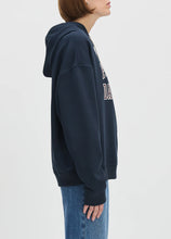 Load image into Gallery viewer, Favorite Daughter Collegiate Hoodie - Navy/Burgundy