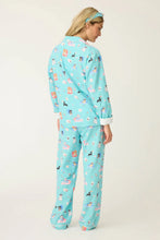 Load image into Gallery viewer, PJ Salvage This Is How I Roll 3-Piece Flannel PJ Set