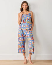 Load image into Gallery viewer, Printfresh Back to Bed Cropped Pant Set in Unleashed Stories