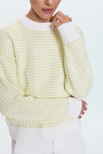 Load image into Gallery viewer, Pistola Aura Relaxed Crew Neck Sweater - Limeade