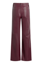 Load image into Gallery viewer, Hudson Vegan Leather Rosie High-Rise Wide Leg in Port Royal