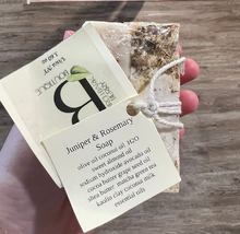 Load image into Gallery viewer, Birch Bark Berry Boutique Juniper &amp; Rosemary And Chamomile Milk &amp; Honey Soap
