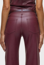 Load image into Gallery viewer, Hudson Vegan Leather Rosie High-Rise Wide Leg in Port Royal
