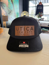 Load image into Gallery viewer, Utica Black Trucker Hat
