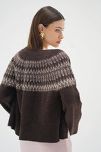 Load image into Gallery viewer, Stewart Fair Isle Cardigan - Brown
