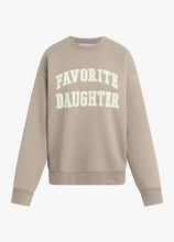Load image into Gallery viewer, Collegiate Sweatshirt Soft Taupe/Gardenia
