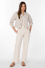 Load image into Gallery viewer, Peton Sand Denim Jacket
