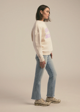 Load image into Gallery viewer, Favorite Daughter Collegiate Sweatshirt - Gardenia
