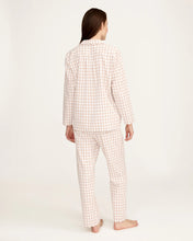 Load image into Gallery viewer, Petite Plume Women's Twill Colette Pajama Set in Camel Gingham
