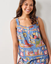 Load image into Gallery viewer, Printfresh Back to Bed Cropped Pant Set in Unleashed Stories
