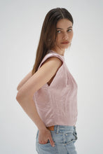 Load image into Gallery viewer, Paige Shine Top - Rosewater Shine
