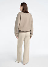 Load image into Gallery viewer, Collegiate Sweatshirt Soft Taupe/Gardenia
