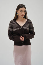 Load image into Gallery viewer, Stewart Fair Isle Cardigan - Brown
