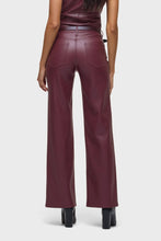 Load image into Gallery viewer, Hudson Vegan Leather Rosie High-Rise Wide Leg in Port Royal
