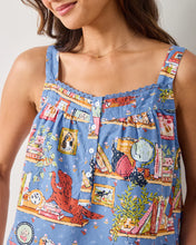 Load image into Gallery viewer, Printfresh Back to Bed Cropped Pant Set in Unleashed Stories
