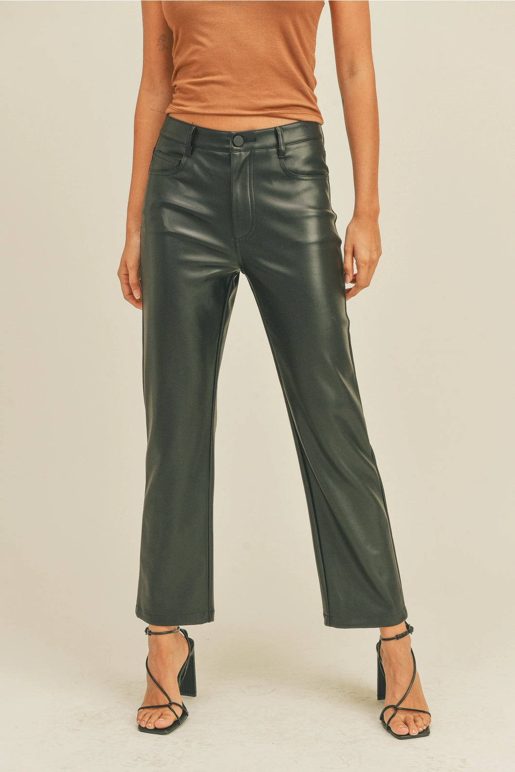 Sassy Faux Leather Pants
