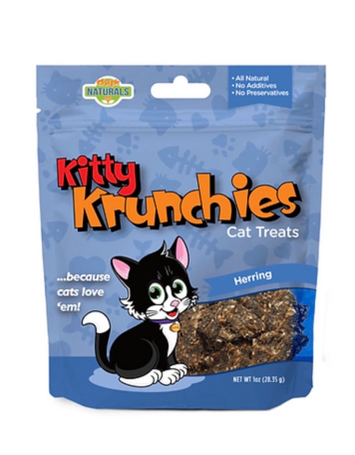Kitty Krunchies Herring 1 Oz