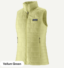 Load image into Gallery viewer, W's Nano Puff Vest Vellum Green
