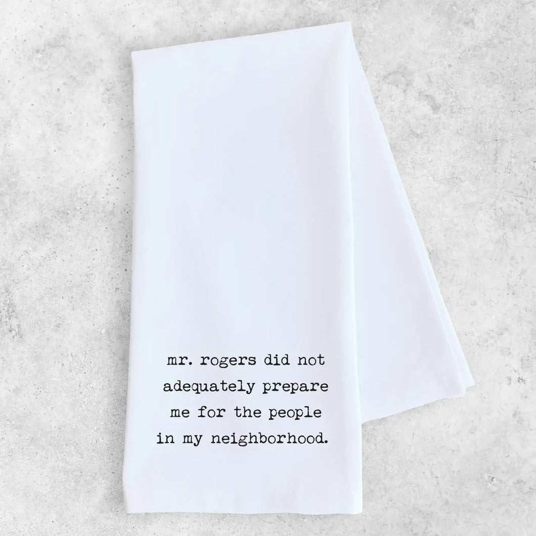Mr. Rogers Tea Towel