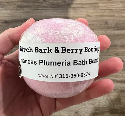 Birch Bark Berry Boutique Nanea's Plumeria Bath Bomb